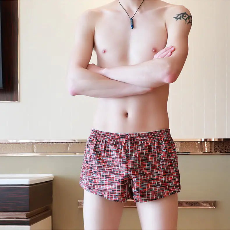 Breathable Loose Arrow Cotton Pouch Men's Underwear