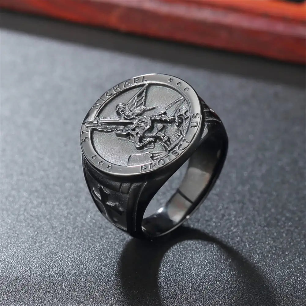 Titanium Steel Ring for Men's Fashion