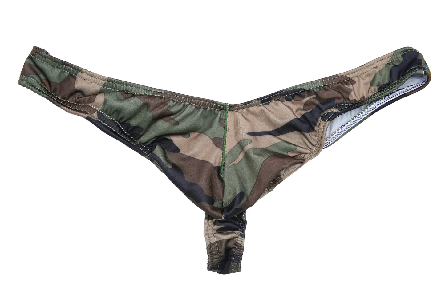 Camouflage Low Waist Pocket Men's Underwear Pants