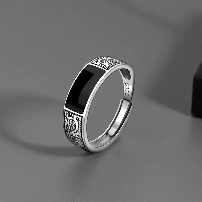 Men's Adjustable Stylish Pattern Ring