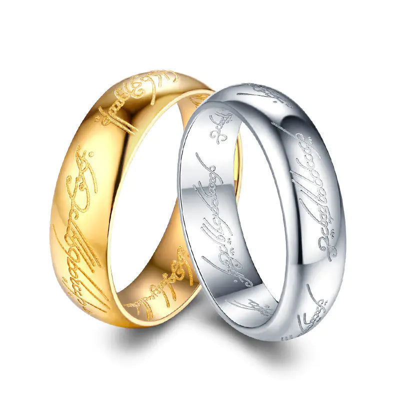 Men's Titanium Ring - Fashionable Couple's Ring