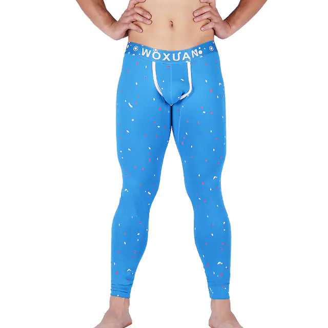 Warm Sexy Long Men's Underwear Cotton Pajama Pants