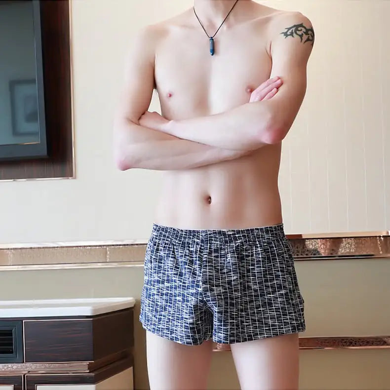 Breathable Loose Arrow Cotton Pouch Men's Underwear