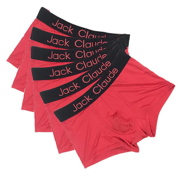 6 Piece - Comfortable Breathable Boxer Men's Underwear