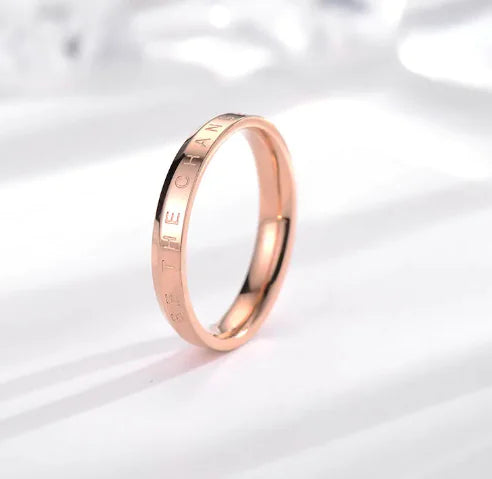 Rose Gold Stainless Ring