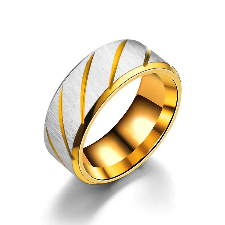 Striped Fashion Minimalist Ring