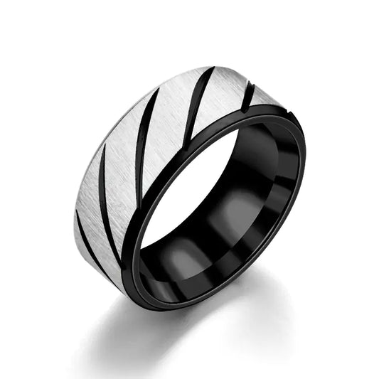 Striped Fashion Minimalist Ring