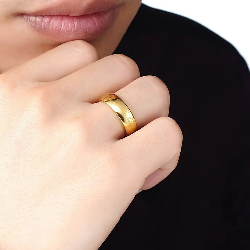 Men's Titanium Ring - Fashionable Couple's Ring