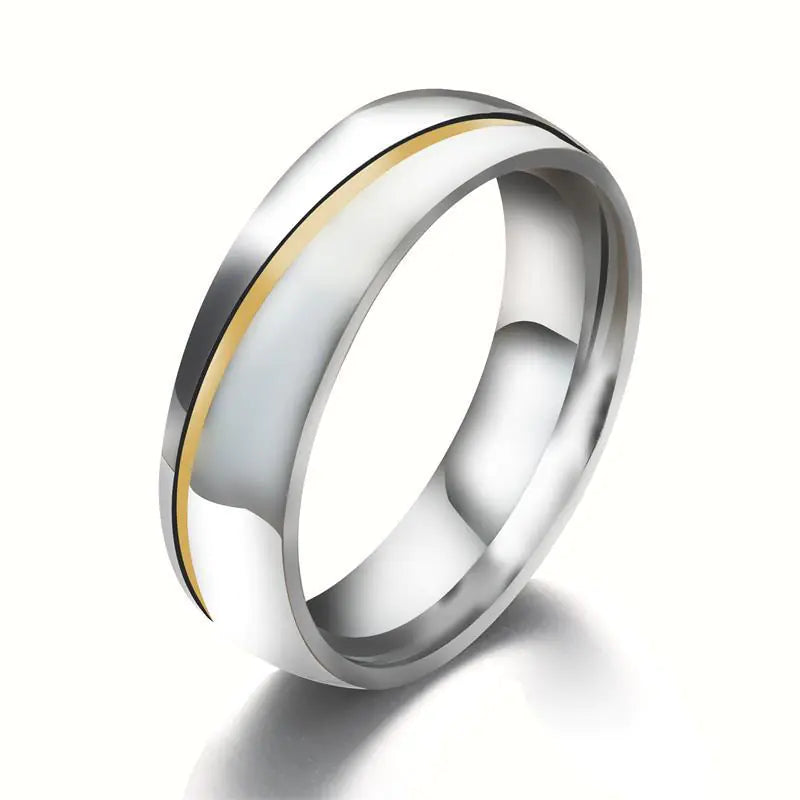 Couple's Ring, Electroplated Micro-Paved Diamond Ring
