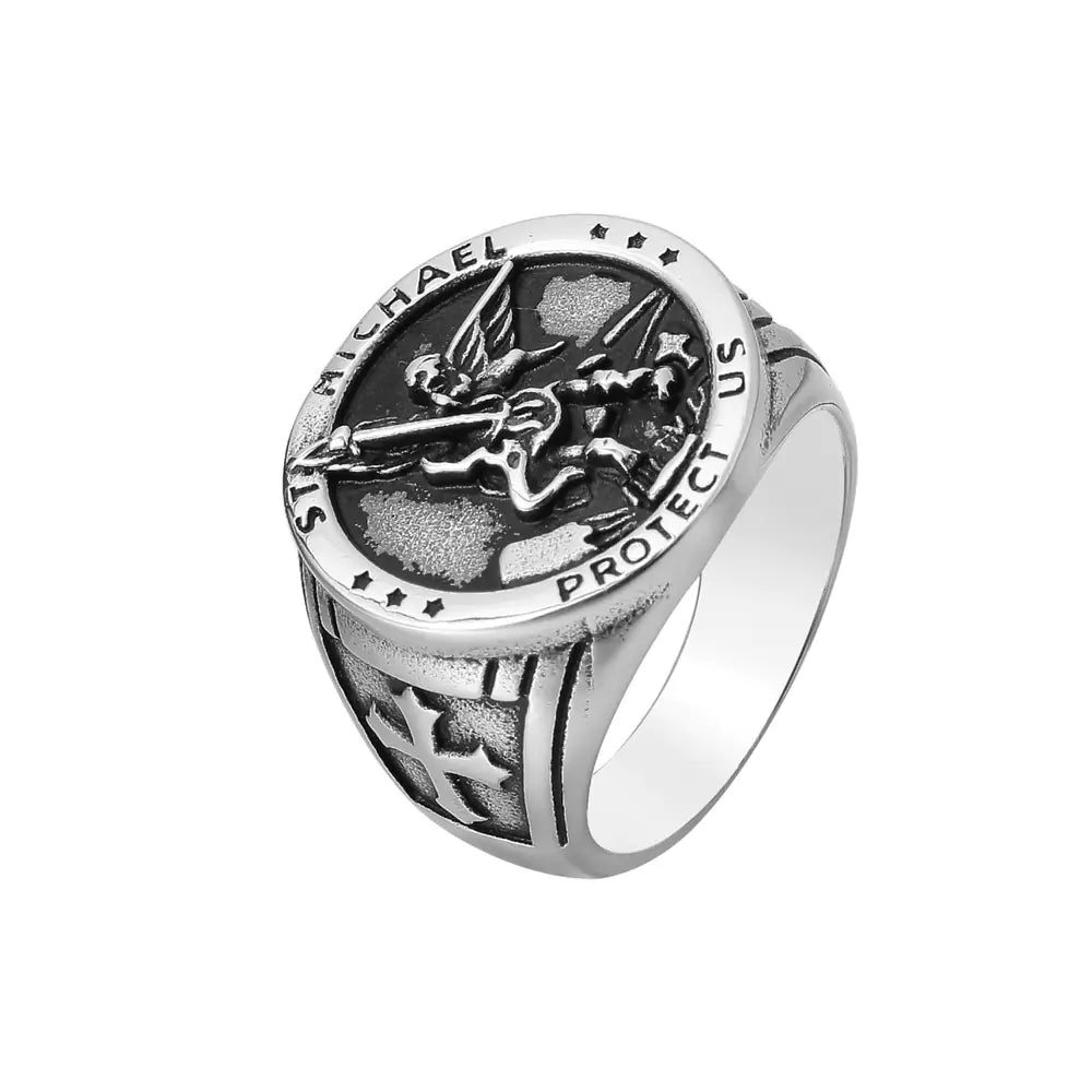 Titanium Steel Ring for Men's Fashion