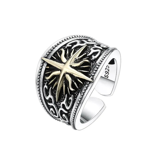 Asterism Men's Ring with Fashionable Personality