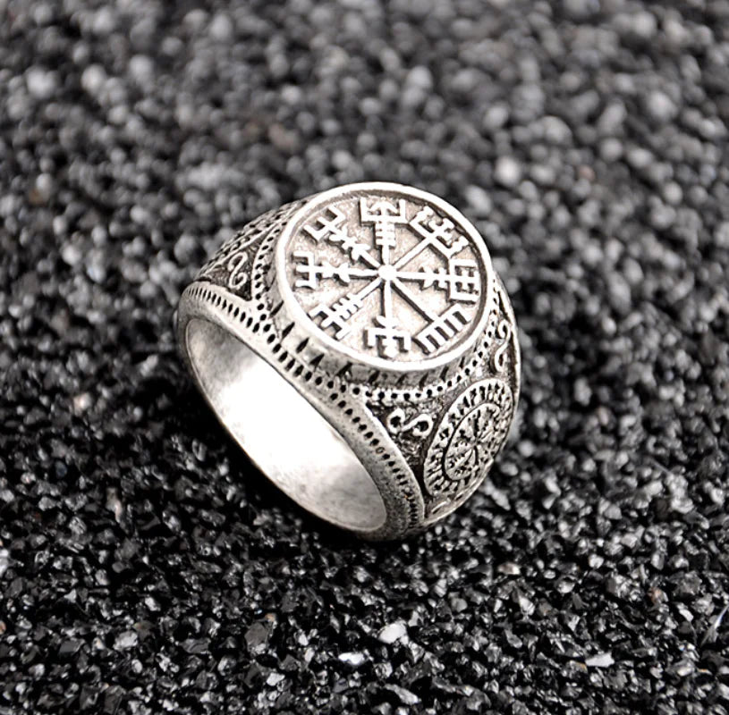 Vintage Odin Symbol Ring