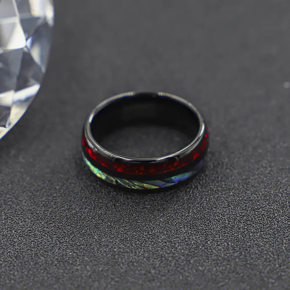Black Tungsten Wedding Ring