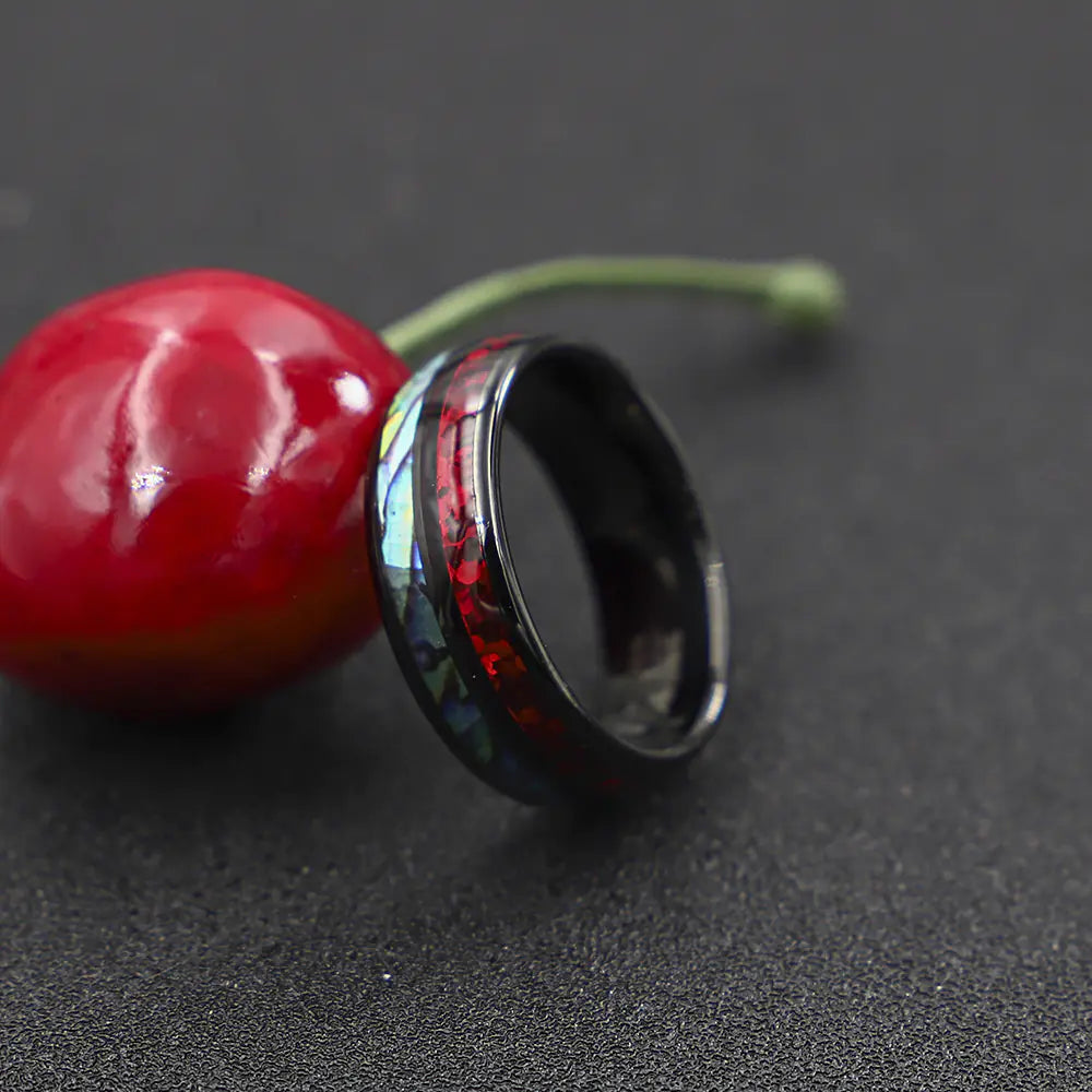 Black Tungsten Wedding Ring