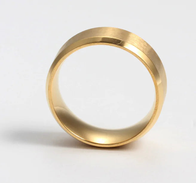 Korean Men's Ring in Titanium Steel