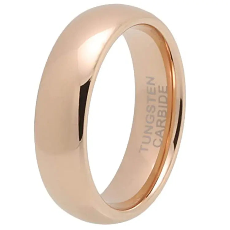 Men's 6mm Glossy Tungsten Ring