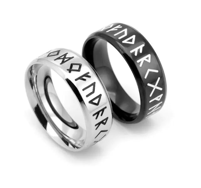 Stainless Steel Letter Ring