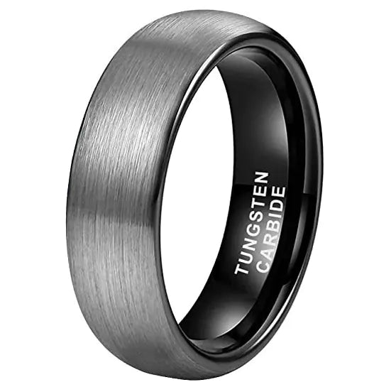 Men's 6mm Glossy Tungsten Ring