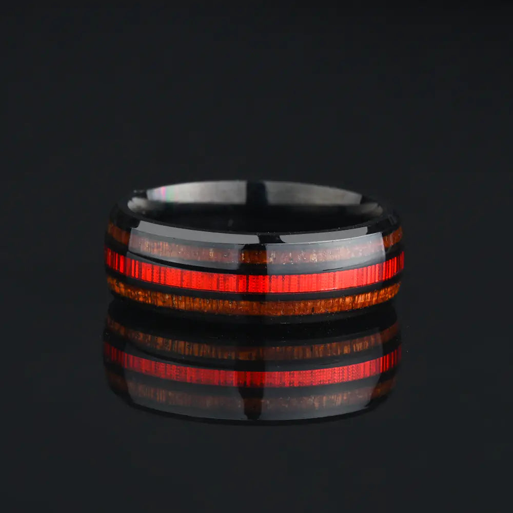 Wood Grain Colored Ring