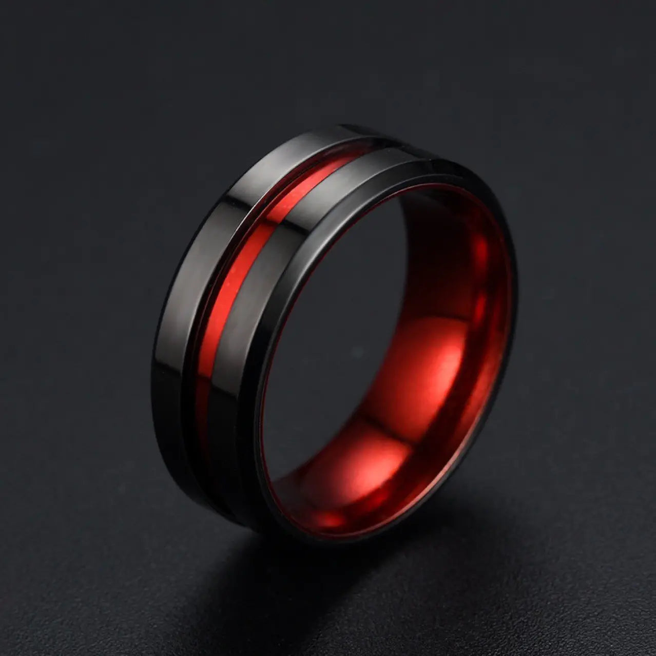 Fashionable Black Men's Statement Ring