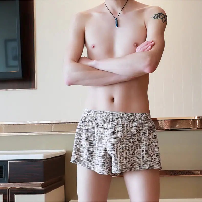 Breathable Loose Arrow Cotton Pouch Men's Underwear