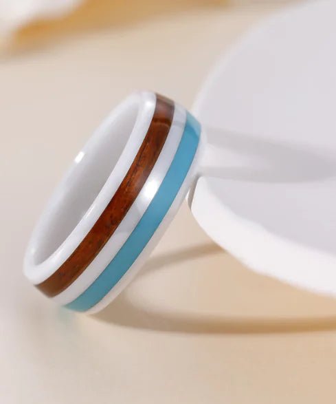 Unisex Ceramic Ring Ornament