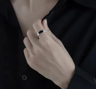 Men's Adjustable Stylish Pattern Ring