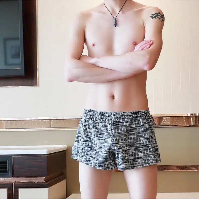 Breathable Loose Arrow Cotton Pouch Men's Underwear