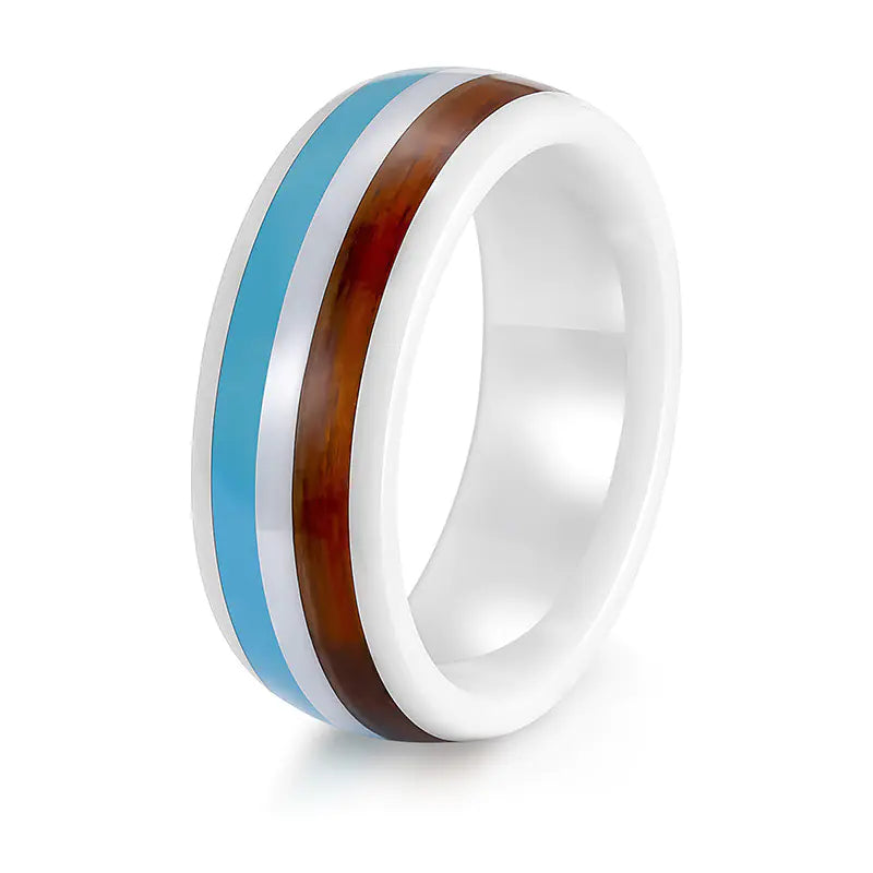 Unisex Ceramic Ring Ornament