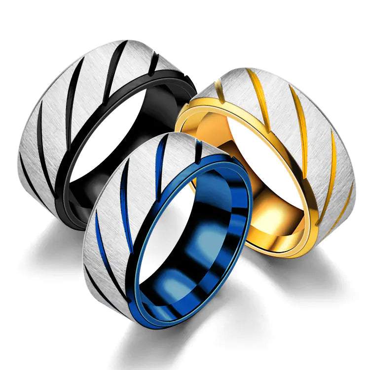 Striped Fashion Minimalist Ring