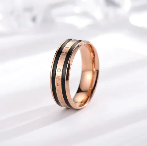 Rose Gold Stainless Ring