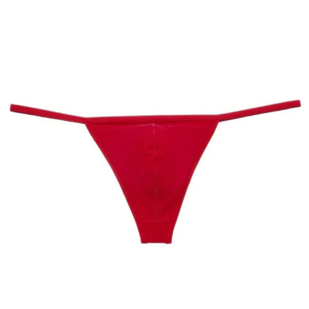 Men's Low Rise Cotton Thong Underwear