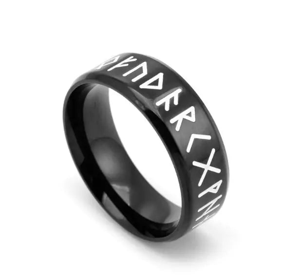 Stainless Steel Letter Ring