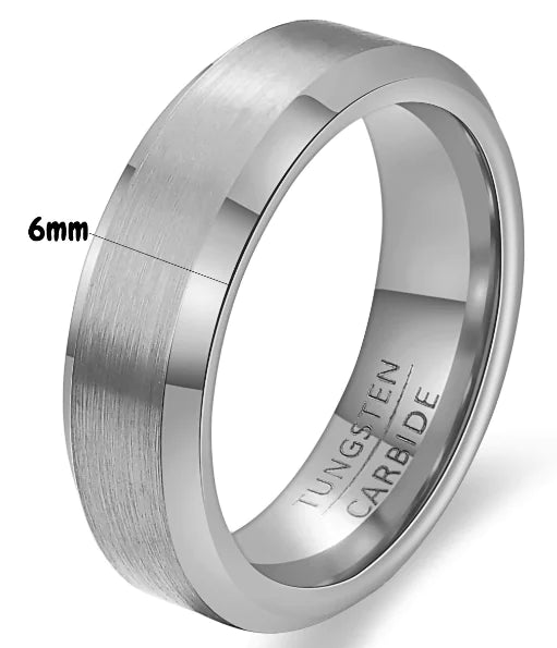Tungsten Steel Ring Jewelry