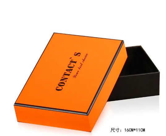 Genuine Leather Men's Wallet - Stylish Gift Box (One)