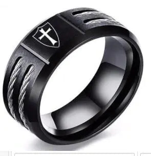 Men's Templar Religious Ring (One Piece)