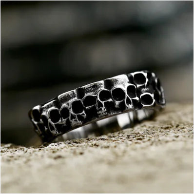 Stainless Steel Skull Ring