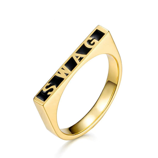 SWAG Seal Ring - Unique Design Ring for Style