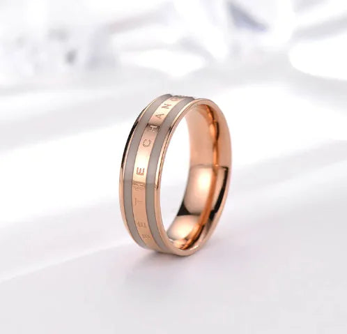 Rose Gold Stainless Ring