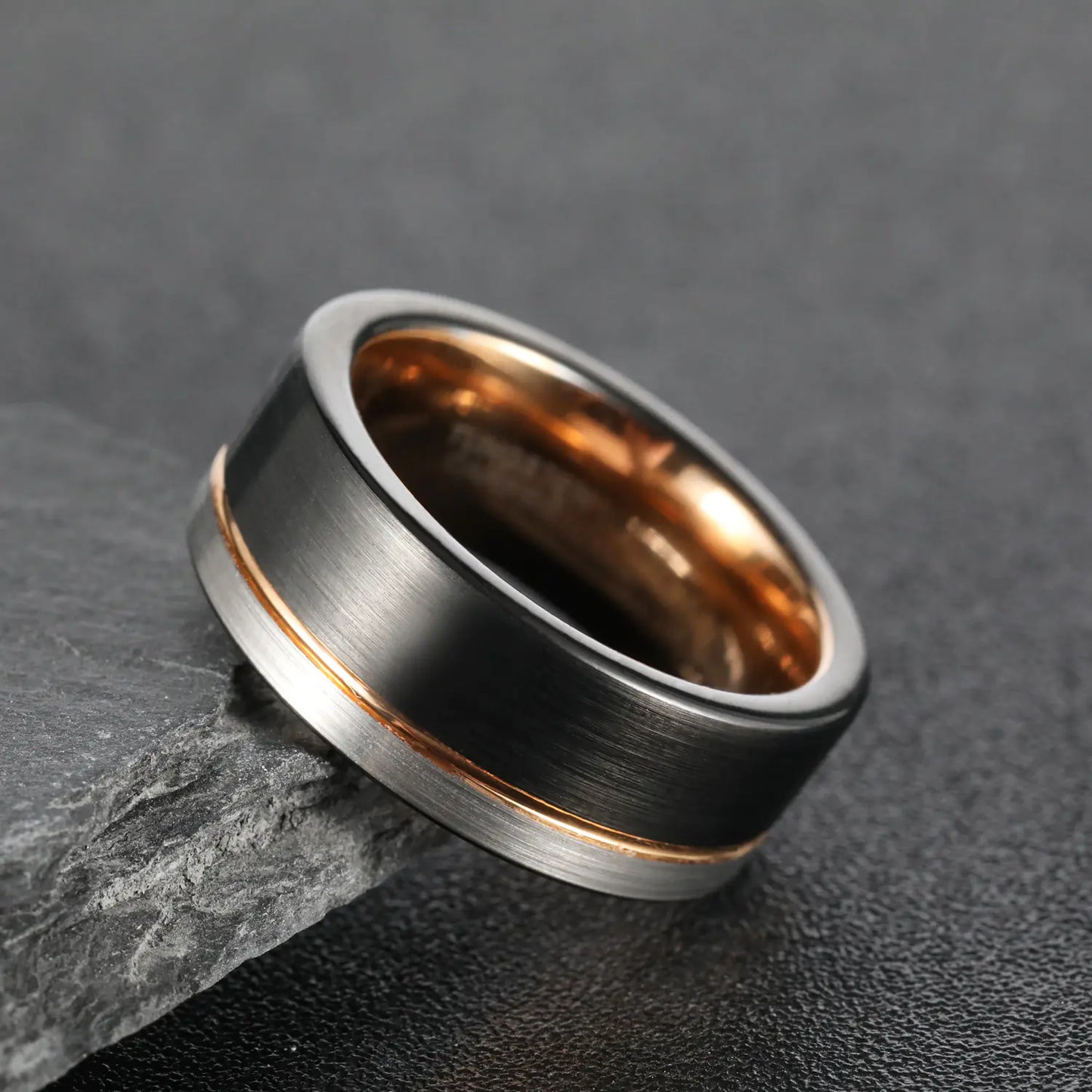 Men's Three-Color Tungsten Domineering Ring