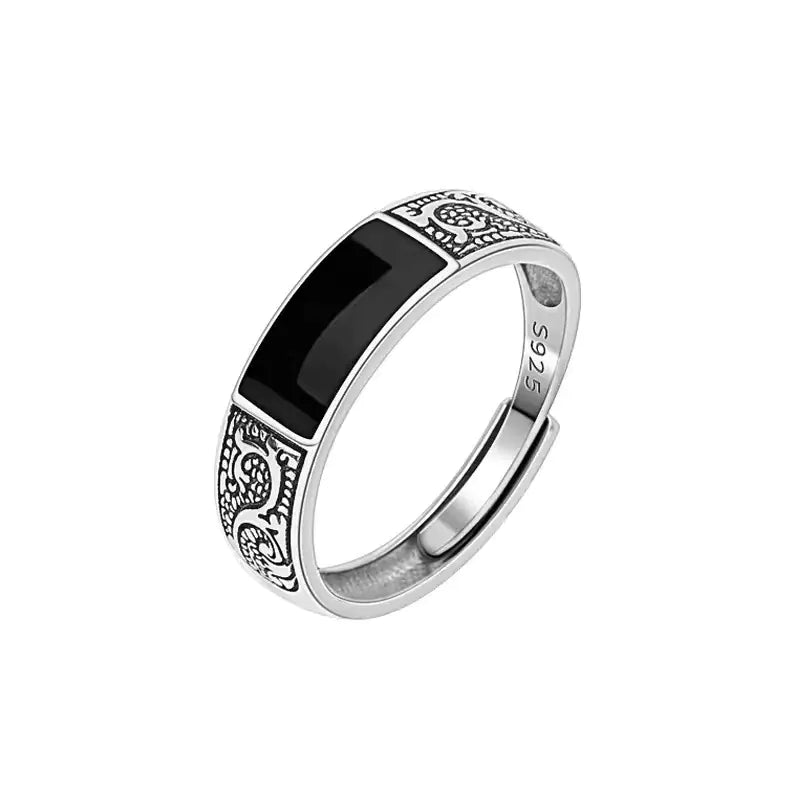 Men's Adjustable Stylish Pattern Ring