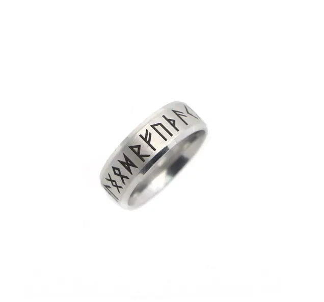 Stainless Steel Letter Ring