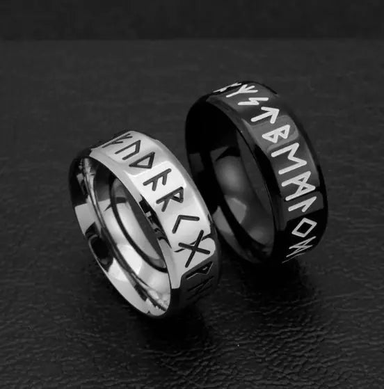 Stainless Steel Letter Ring