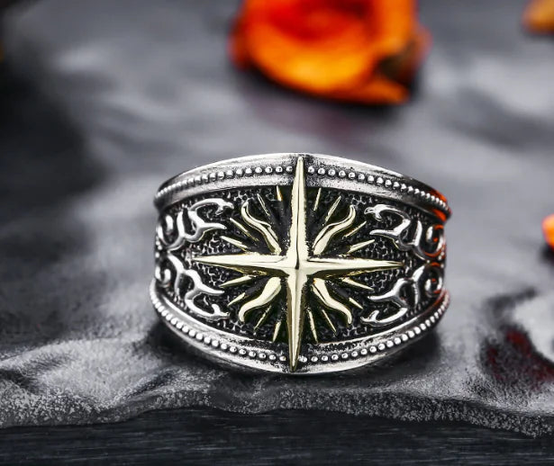 Asterism Men's Ring with Fashionable Personality