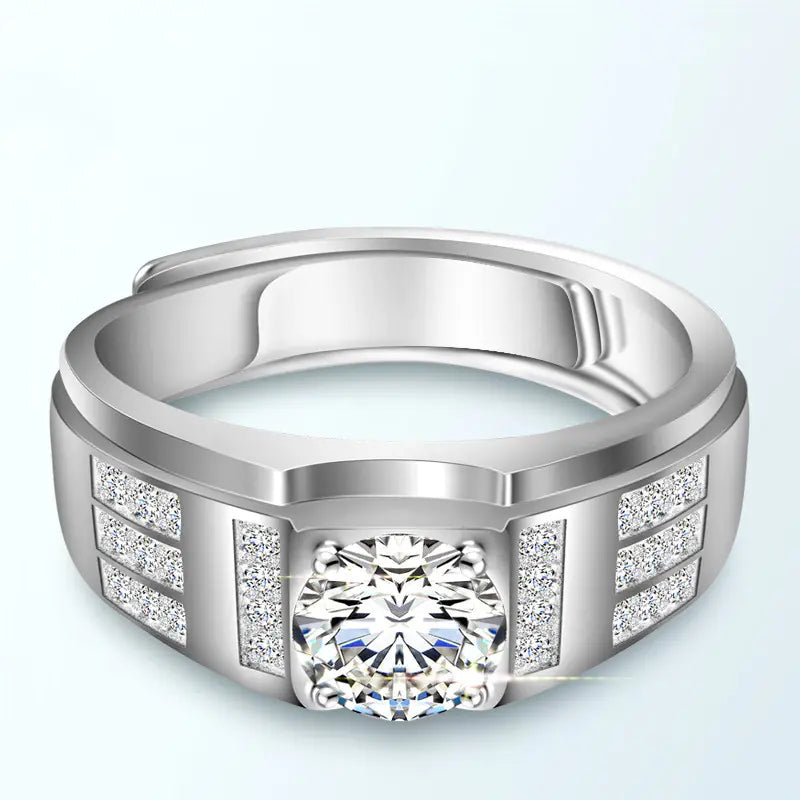 Men's Minimalist Silver Ring