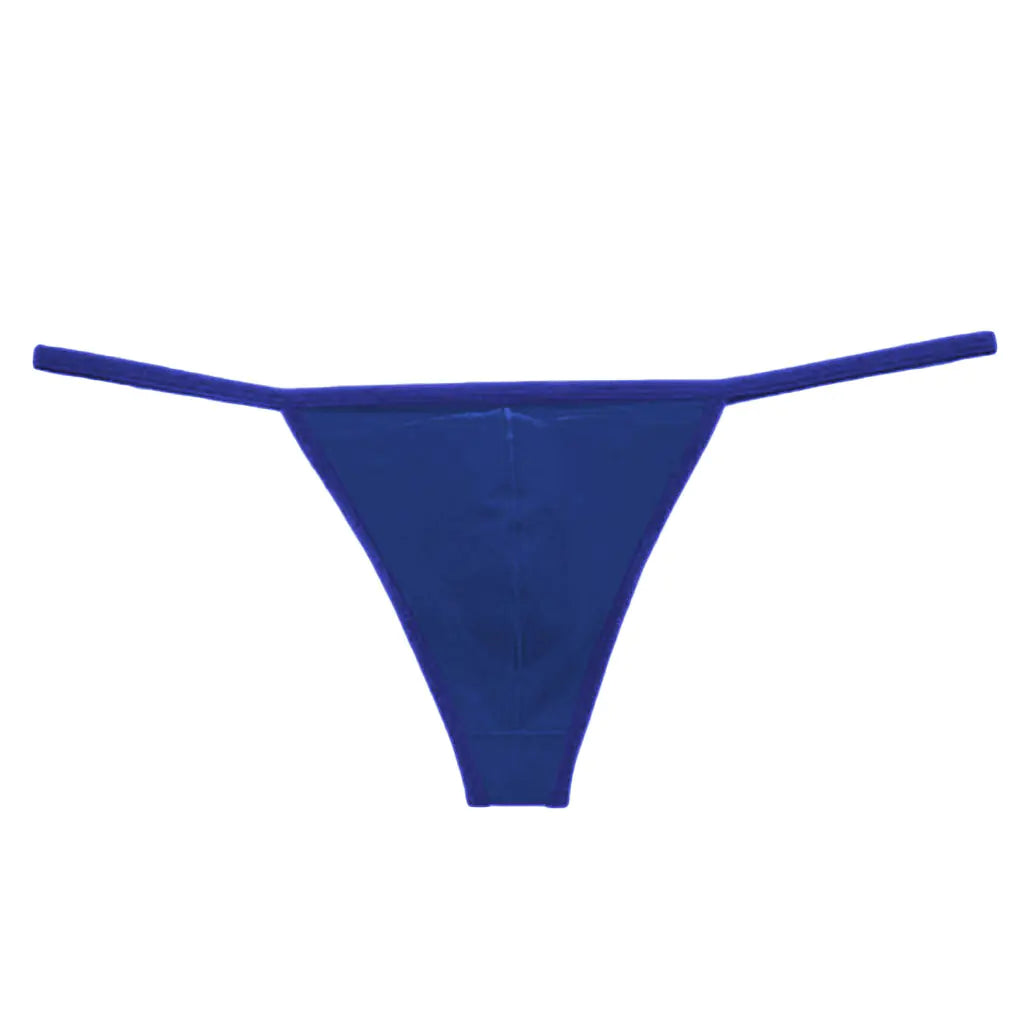 Men's Low Rise Cotton Thong Underwear