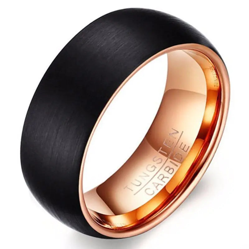 Men's Mirror Bright Titanium Steel Ring