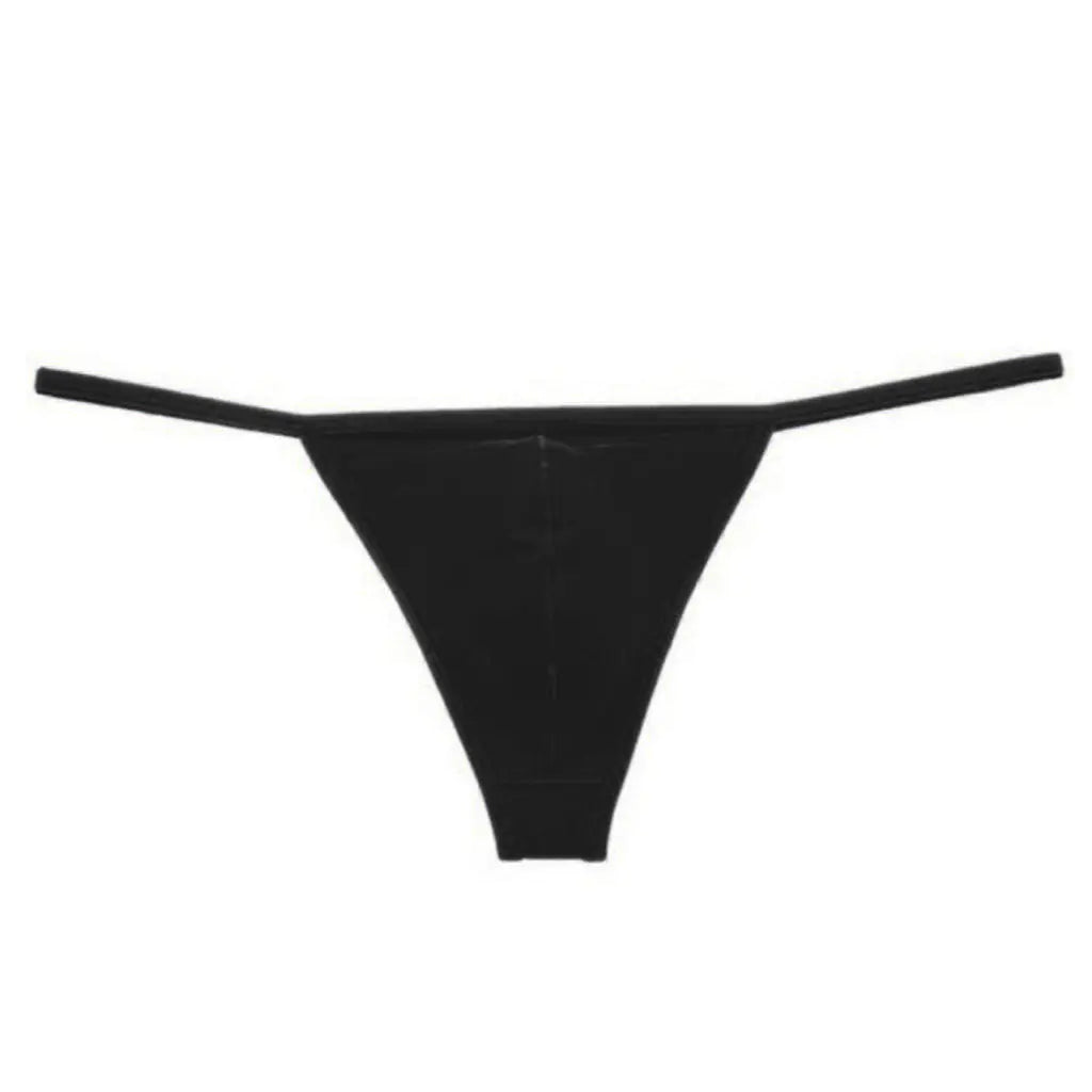 Men's Low Rise Cotton Thong Underwear