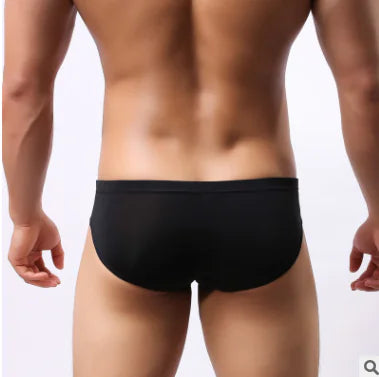 Ultra-thin Transparent Ice Silk Men's Underwear