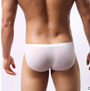 Ultra-thin Transparent Ice Silk Men's Underwear